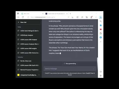 ChatGPT Spirituality ACIM Lesson 262 - Let me perceive no differences today