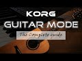 Korg Guitar Mode |  The complete guitar mode guide(2021) | Insert chord changes and shapes in intros