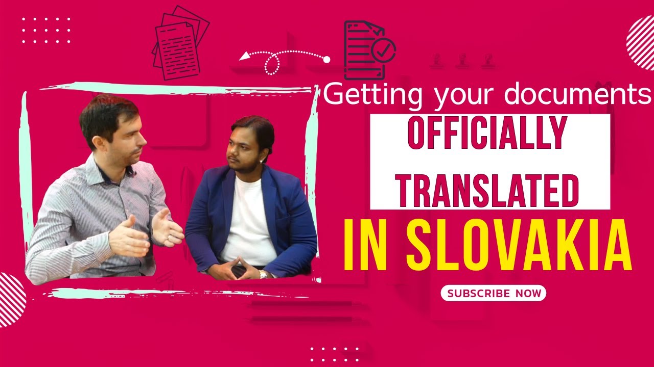 Official (sworn) translations in Slovakia: procedures, pricing, documents requirement