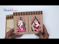 JIM 4028 Radha Krishna Theme Royal Indian Wedding Invitation Card