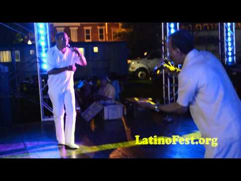 Los Soneros Frankie Vazquez and Herman Olivera 2013 at the 33rd LatinoFest