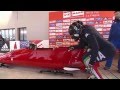 The Crash Of Italian Bobsled Without Brakes