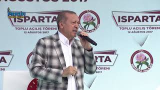 Cumhurbaşkanı Recep Tayyip ERDOĞAN Isparta İli Toplu Açılış Töreni