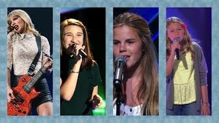 3 perfect Taylor Swift covers - The Voice Kids &amp; X Factor (Blank Space - Mean - Safe and sound)