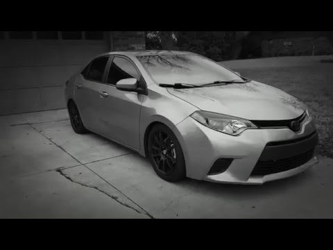 2014 Corolla LE update #3 lowered on Megan Racing coilovers