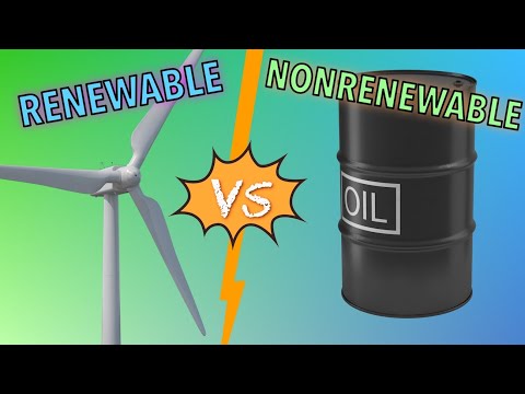 Non-Renewable Energy Vs Renewable Energy Sources