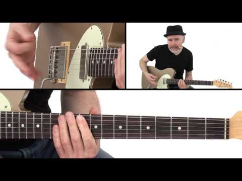 Beginner Blues Rock Guitar Lesson - Legato Exercise 1 Demonstration - Jeff McErlain