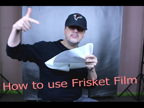 The Portrait in Airbrush Class Project (Third Step) Frisket Film