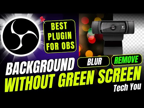 OBS Webcam Background Removal WITHOUT Green Screen!