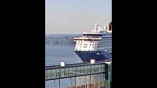 MV Spirit of discovery arriving to Helsinki #cruiseship #sagacruises #portofhelsinki #travel