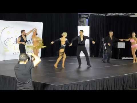 2016 Australian Latin Dance Championship - Professional Salsa Couples Group Freestyle