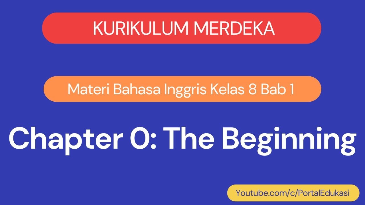 Kurikulum Merdeka Bahasa Inggris Kelas 8 Chapter 0: The Beginning