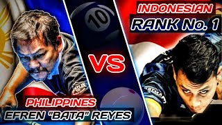 Download lagu EFREN 'BATA' REYES VS INDONESIAN No. 1 PLAYER | 10-BALL 2023 mp3