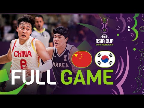 Quarter-Finals | China v Korea | Full Basketball Game | FIBA Asia Cup 2025