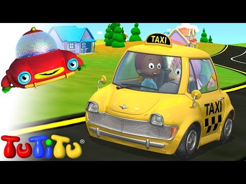 🎁TuTiTu Builds a Taxi - 🤩Fun Toddler Learning with Easy Toy Building Activities🍿