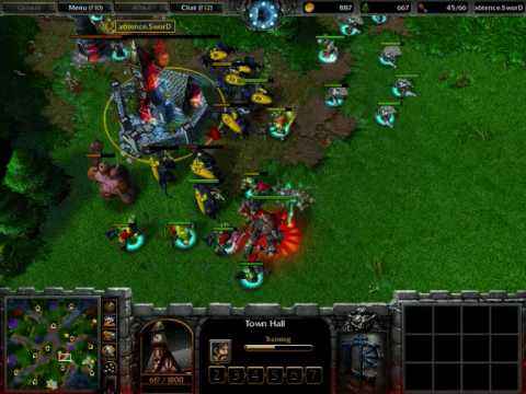 KoD vs x6tence 2v2s - Axslav & Strifeco vs Rob & Sword - Part 2- Warcraft 3 English Commentary