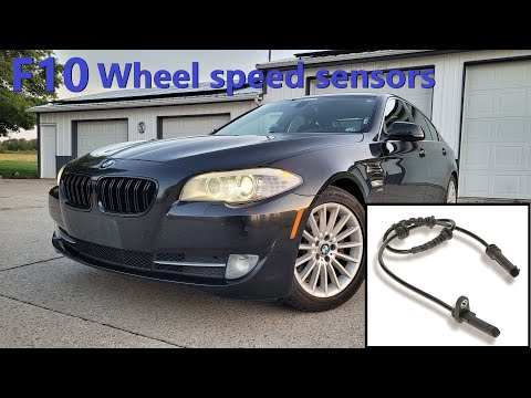 BMW 535i wheel speed sensor replacement