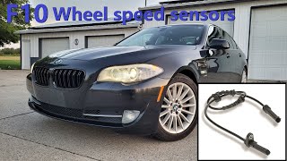 BMW 535i wheel speed sensor replacement