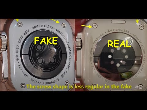 Apple watch ultra real vs fake. How to spot fake Apple Watch ultra