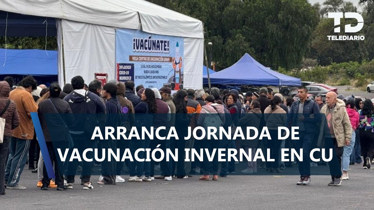 CdMx instala en CU Mega Centro de vacunación para la temporada invernal totalmente gratuito