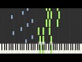 Pearl Harbor - Tennessee [Piano Tutorial Synthesia] (Patrik Pietschmann)