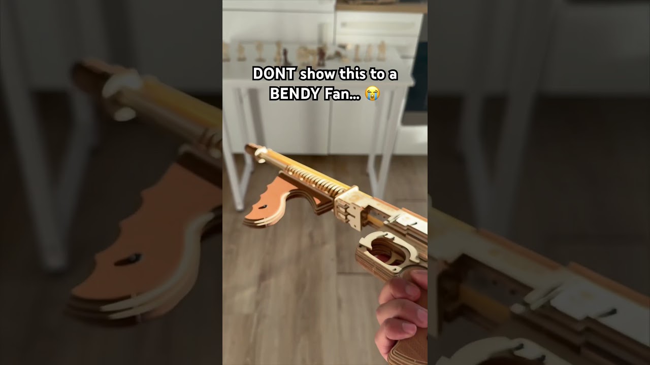 Bendy and the Time Machine ahh gun 😭