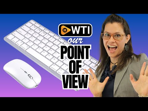 Rechargeable Wireless Keyboard and Mouse Compatible with iMac MacBook and Windows Laptop Computer (Wireless Bluetooh) - WTI product video review