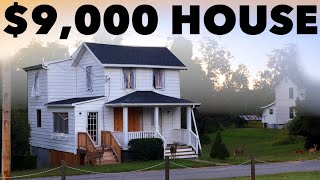 $9,000 HOUSE - DIY QUIKCRETE BASEMENT FLOOR - Ep. 48