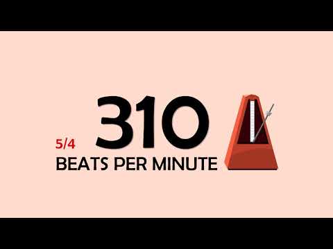 310 BPM 5/4 Metronome
