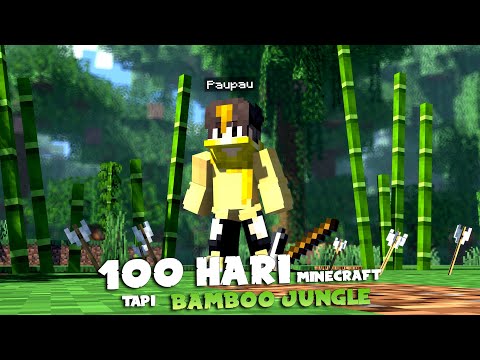 INSANE! 100 Days in Bamboo Forest!