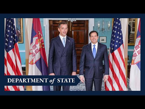 Secretary Rubio meets with Serbian Foreign Minister Marko Djuric