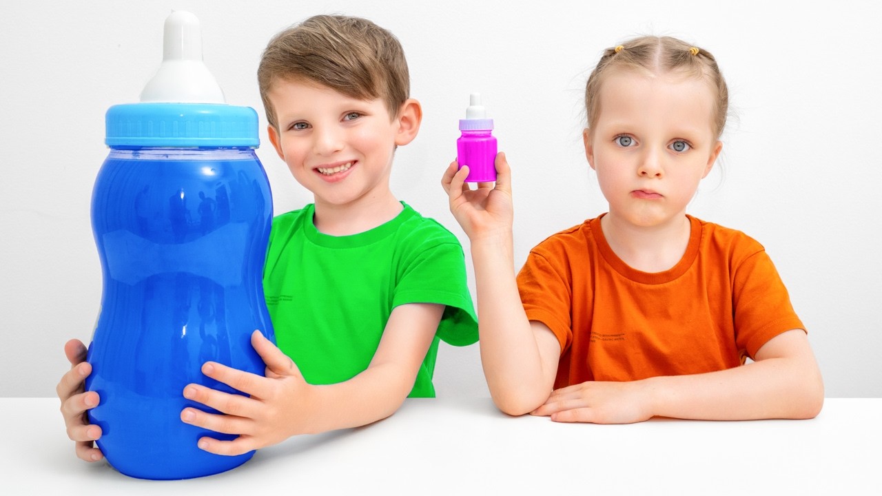 Kids Help Baby Doll with Toy Delivery Pretend Play