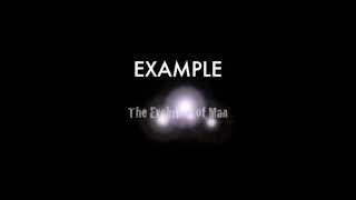 EXAMPLE - The Evolution of Man (Explicit)
