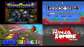 New Amiga & C64 Games: Cyberpunk 2 & Zeta Wing 2 & The Ninja Zombie & Boxx 4...