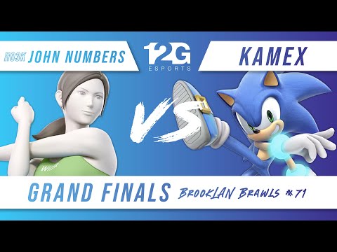 BrookLAN Brawls 71 - Ho3k | John Numbers (Wii Fit) vs. Kamex (Sonic) - Grand Finals