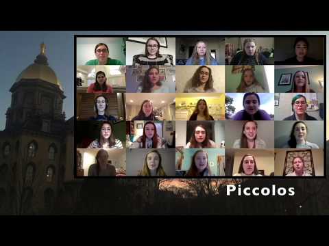 Notre Dame Band Alma Mater - 2020 Social Distancing Version