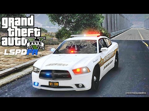 GTA 5 MODS LSPDFR 849 - CHARGER PATROL!!! (GTA 5 REAL LIFE PC MOD)