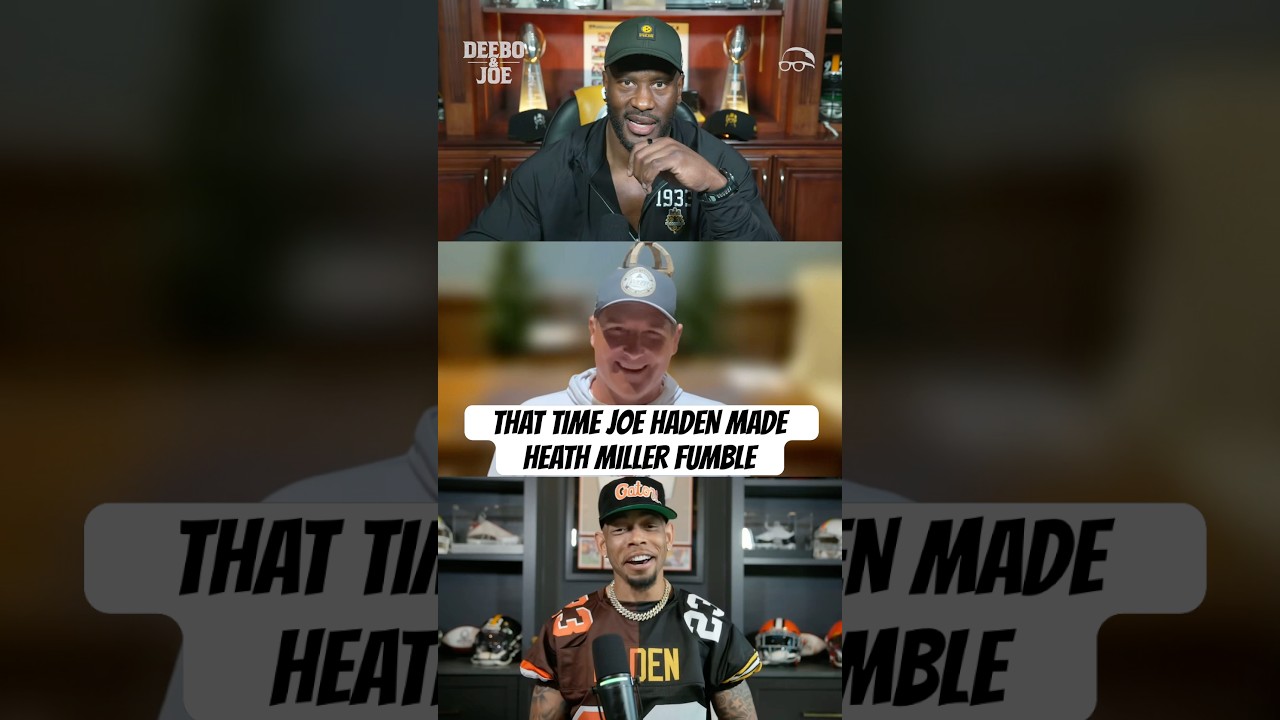Deebo had to make sure Joe wasn’t lying about hitting Heath Miller so hard he fumbled🤣 #DeeboAndJoe