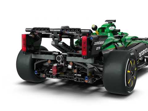 Gambar LEGO Technic Aston Martin Aramco AMR25 F1 Car Set 1547 pcs 42240 - Hijau/Hitam