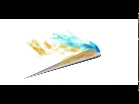 Model UCAV Stereo PIV Volume Render