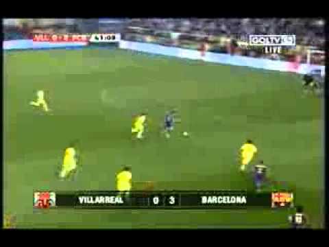 Villarreal vs Fc barcelona 1-4 Full Highlights & All Goals 05-01-2010 La Liga BBVA 2009-2010