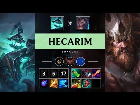 Hecarim Jungle vs Udyr - EUW Grandmaster Patch 25.19