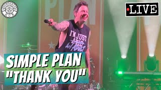 Simple Plan "Thank You" LIVE