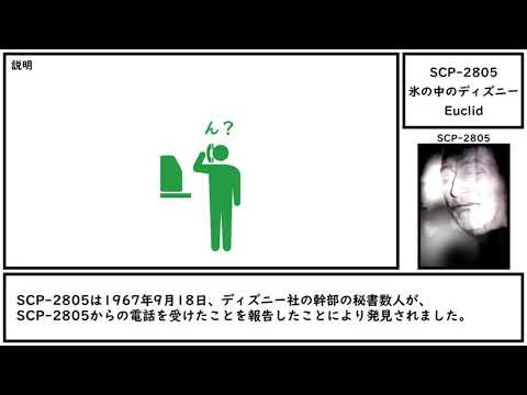 [Slow introduction] SCP-2805 [Disney in ice]