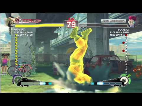XMikkeX (Gief) vs Unknown (C. Viper) - Double perfect SSF4 AE Ranked match.