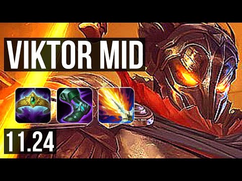 VIKTOR vs TRYNDA (MID) | Rank 6 Viktor, Dominating | TR Master | 11.24