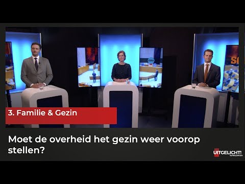 Uitgelicht! Verkiezingen - Aflevering 3 - Moet de overheid het gezin weer voorop stellen?