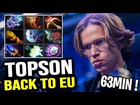 TOPSON back to EU Server First Game Hard Game vs 4x Rampage Cooman
