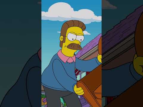 flanders takes back what is rightfully his 😂 #thesimpsons