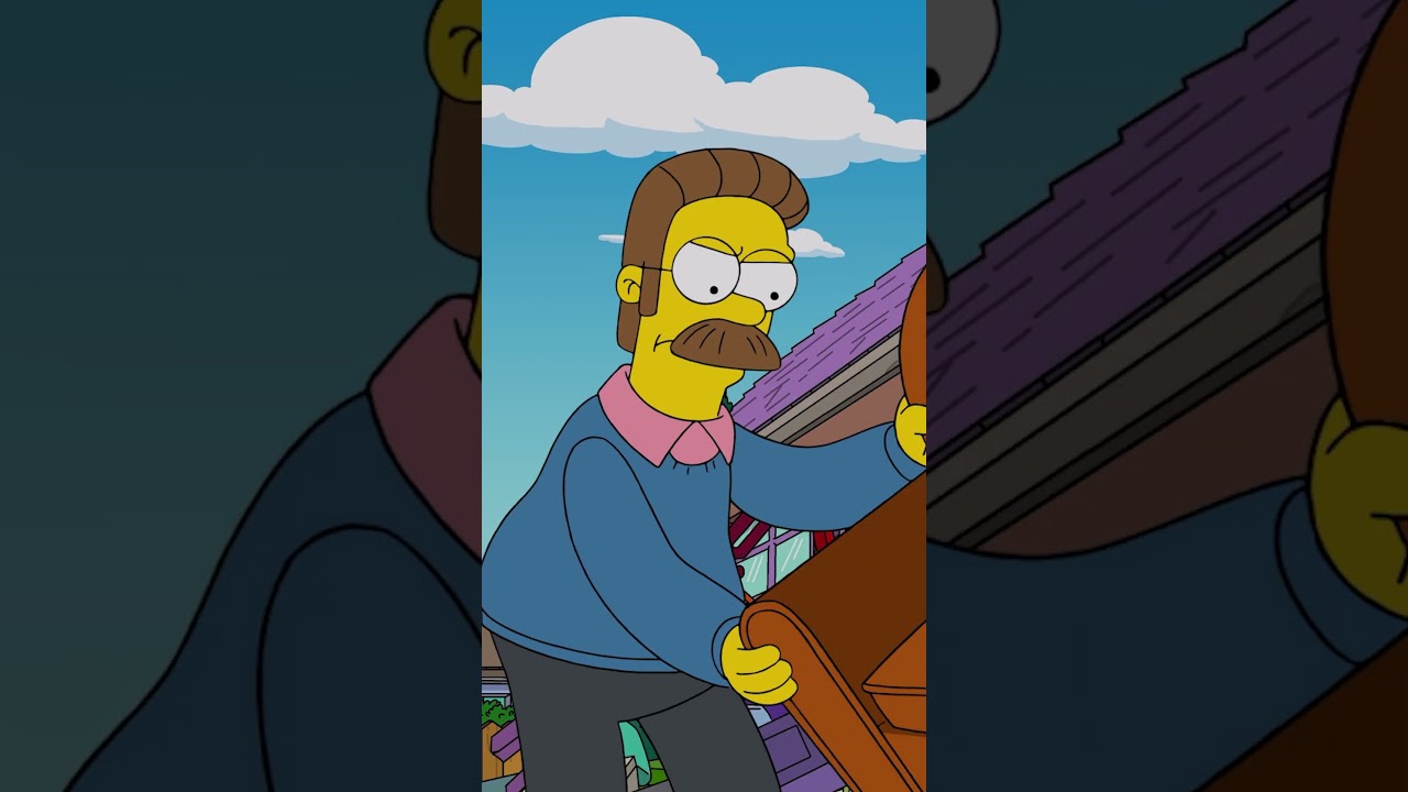 flanders takes back what is rightfully his 😂 #thesimpsons